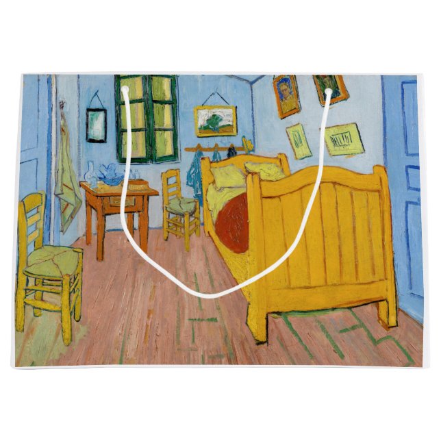Vincent Van Gogh - Vincent's Bedroom in Arles Große Geschenktüte (Vorderseite)