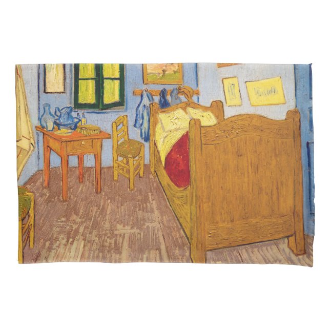 Vincent van Gogh - Vincent's Bedroom in Arles Kissenbezug (Vorderseite)