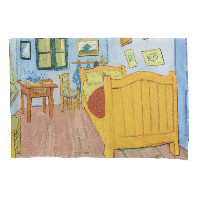 Vincent Van Gogh - Vincent's Bedroom in Arles Kissenbezug (Vorderseite)