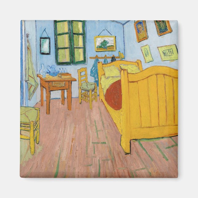 Vincent Van Gogh - Vincent's Bedroom in Arles Magnet (Vorne)