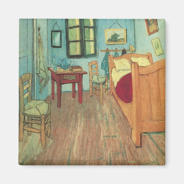 Vincent van Gogh - Vincent's Bedroom in Arles Magnet (Vorne)