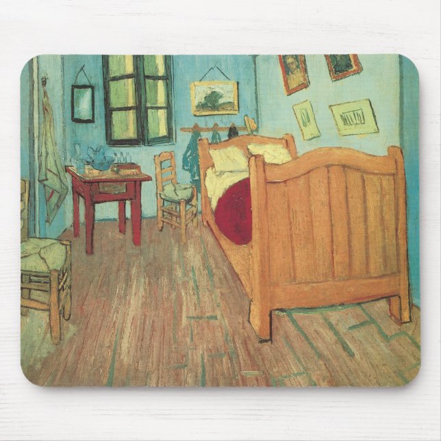Vincent van Gogh - Vincent's Bedroom in Arles Mousepad (Vorne)