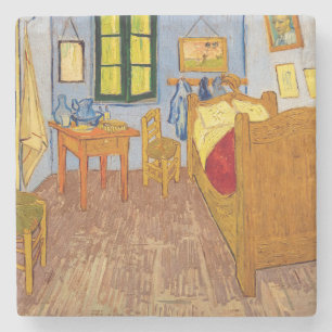 Vincent van Gogh - Vincent's Bedroom in Arles Steinuntersetzer