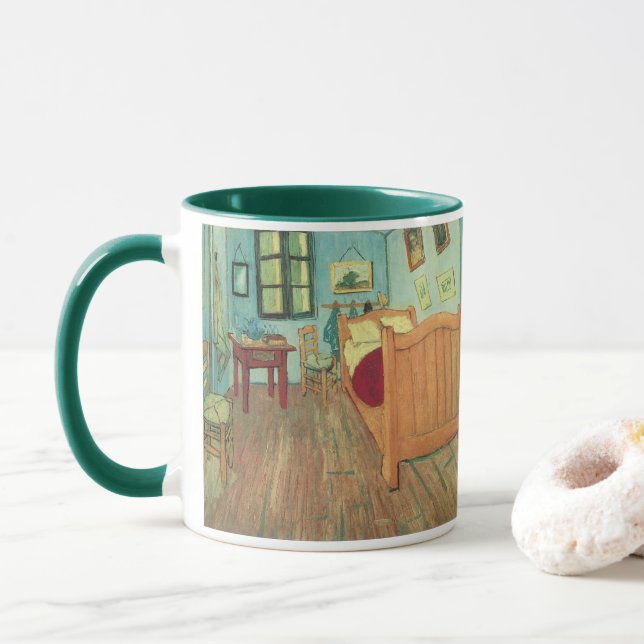 Vincent van Gogh - Vincent's Bedroom in Arles Tasse (Mit Donut)