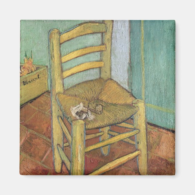 Vincent van Gogh | Vincent's Chair, 1888 Magnet (Vorne)