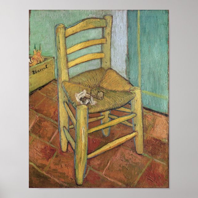 Vincent van Gogh | Vincent's Chair, 1888 Poster (Vorne)