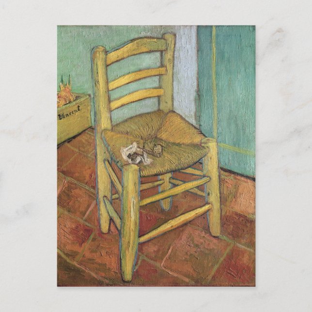 Vincent van Gogh | Vincent's Chair, 1888 Postkarte (Vorderseite)