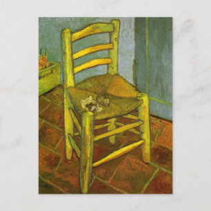 Vincent van Gogh - Vincent's Chair mit Seiner Pipe Postkarte