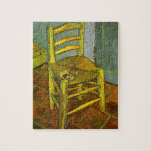 Vincent van Gogh - Vincent's Chair mit Seiner Pipe Puzzle