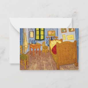 Vincent van Gogh - Vincents Schlafzimmer in Arles Mitteilungskarte