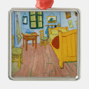 Vincent Van Gogh - Vincents Schlafzimmer in Arles Ornament Aus Metall