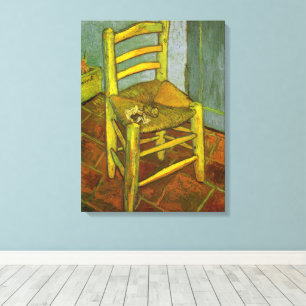 Vincent van Gogh - Vincents Stuhl mit seiner Pfeif Leinwanddruck