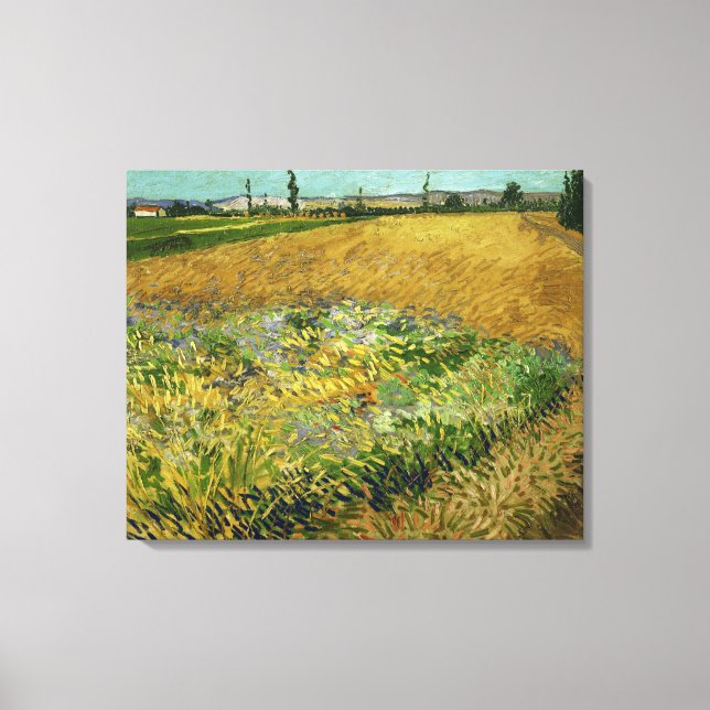 Vincent Van Gogh Vintag Wheatfield Leinwanddruck (Vorderseite)