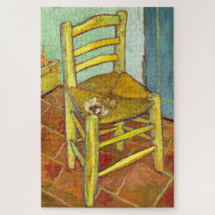 Vincent Van Gogh Vorsitzender mit Pipe Puzzle