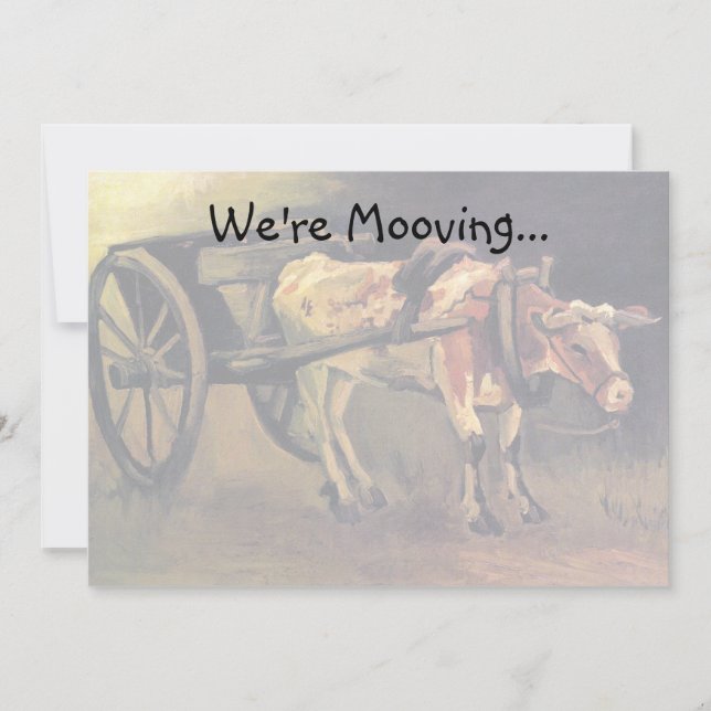 Vincent Van Gogh - Warenkorb mit Ox - Wir bewegen  (Vorderseite)