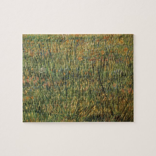 Vincent van Gogh - Weide in Bloom Puzzle (Horizontal)