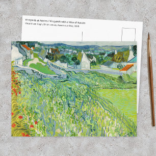 Vincent van Gogh - Weinberge bei Auvers Postkarte