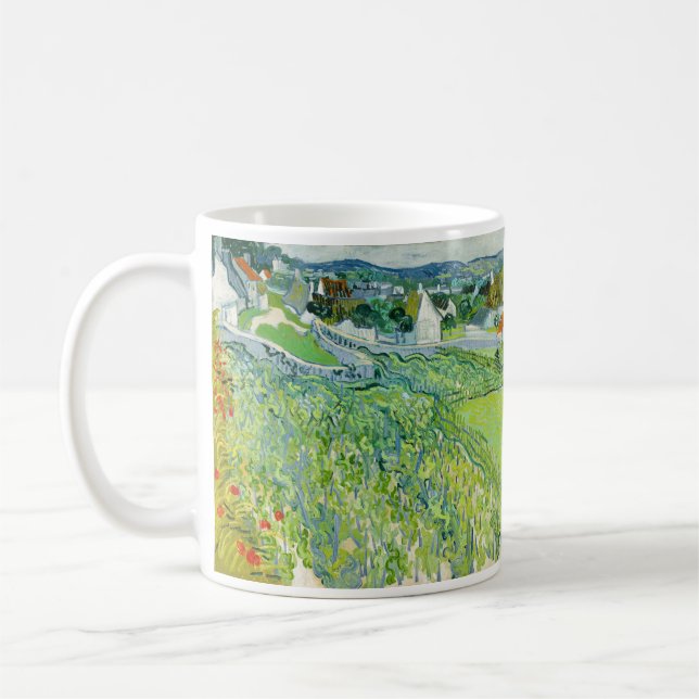 Vincent van Gogh - Weinberge in Auvers Kaffeetasse (Links)