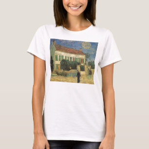Vincent van Gogh - Weißes Haus bei Nacht T-Shirt