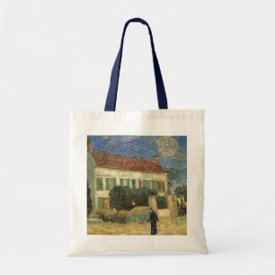 Vincent van Gogh - Weißes Haus bei Nacht Tragetasche
