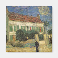 Vincent van Gogh - Weißes Haus in der Nacht