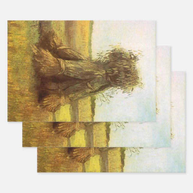 Vincent van Gogh - Weizenblätter Geschenkpapier Set (Set)
