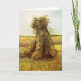 Vincent van Gogh - Weizenblätter Karte