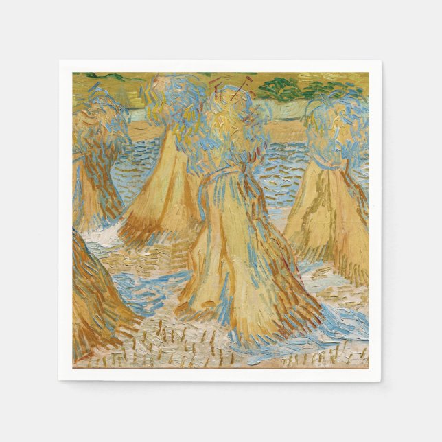 Vincent van Gogh - Weizenblätter Serviette (Vorderseite)