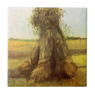 Vincent van Gogh - Weizenbündel Fliese