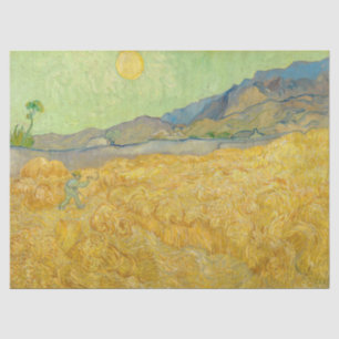 Vincent van Gogh - Weizenfeld mit einem Schnitter Seidenpapier