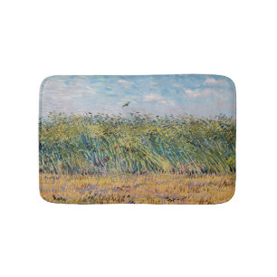 Vincent van Gogh - Weizenfeld mit einer Lerche Badematte