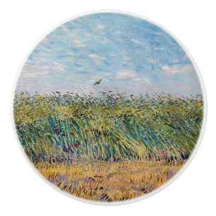 Vincent van Gogh - Weizenfeld mit einer Lerche Keramikknauf