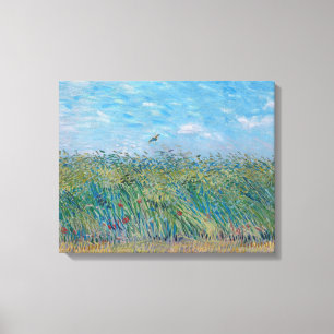 Vincent Van Gogh - Weizenfeld mit einer Lerche Leinwanddruck