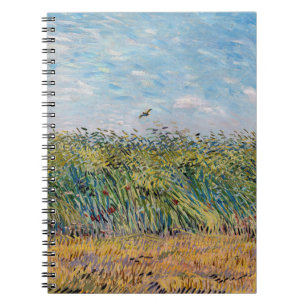 Vincent van Gogh - Weizenfeld mit einer Lerche Notizblock