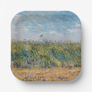 Vincent van Gogh - Weizenfeld mit einer Lerche Pappteller
