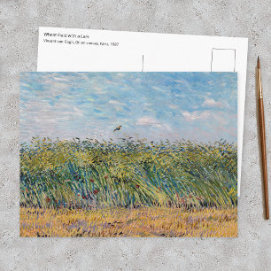 Vincent van Gogh - Weizenfeld mit einer Lerche Postkarte
