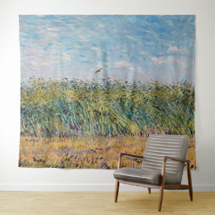 Vincent van Gogh - Weizenfeld mit einer Lerche Wandteppich