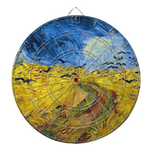 Vincent van Gogh - Weizenfeld mit Krähen Dartscheibe