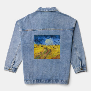 Vincent van Gogh - Weizenfeld mit Krähen Jeansjacke