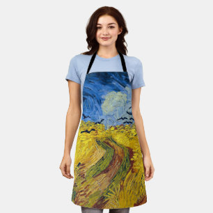 Vincent van Gogh - Weizenfeld mit Krähen Schürze