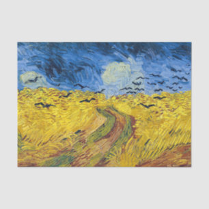 Vincent van Gogh - Weizenfeld mit Krähen Seidenpapier