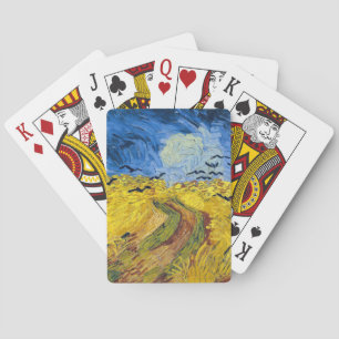 Vincent van Gogh - Weizenfeld mit Krähen Spielkarten