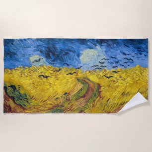 Vincent van Gogh - Weizenfeld mit Krähen Strandtuch