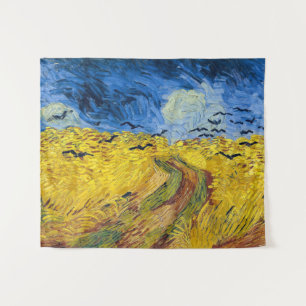 Vincent van Gogh - Weizenfeld mit Krähen Wandteppich
