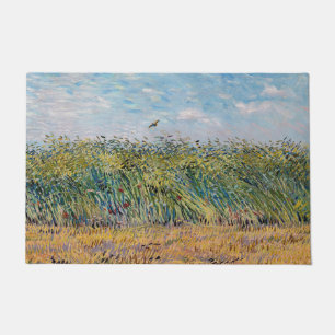 Vincent van Gogh - Weizenfeld mit Lark Fußmatte