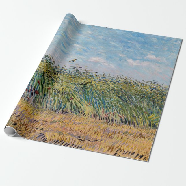 Vincent van Gogh - Weizenfeld mit Lark Geschenkpapier (Ungerollt)