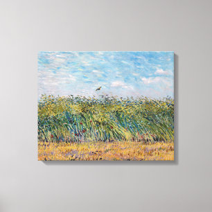 Vincent van Gogh - Weizenfeld mit Lark Leinwanddruck