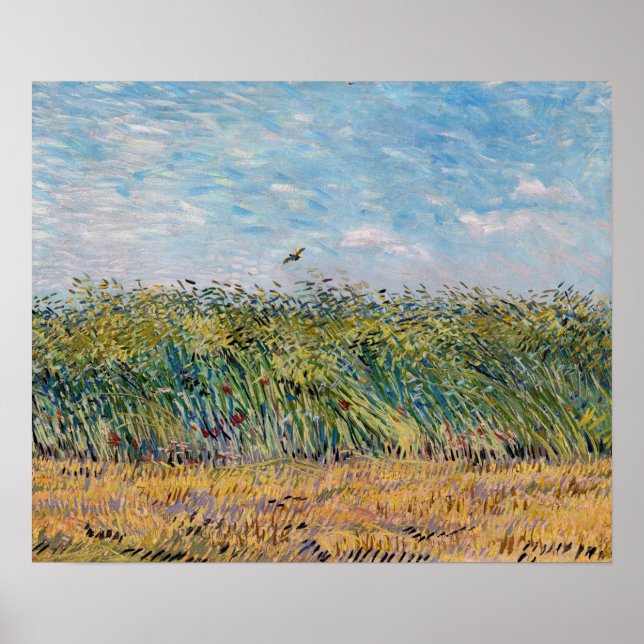 Vincent van Gogh - Weizenfeld mit Lark Poster (Vorne)