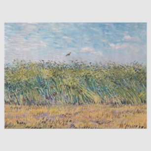 Vincent van Gogh - Weizenfeld mit Lark Seidenpapier
