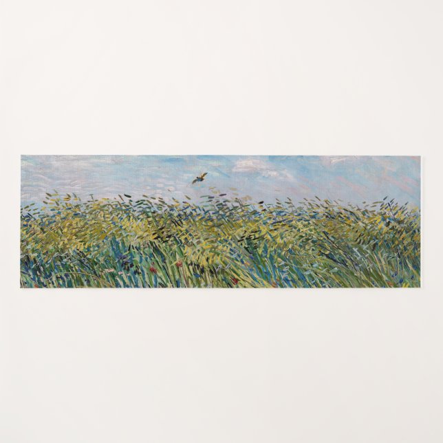 Vincent van Gogh - Weizenfeld mit Lark Yogamatte (Vorderseite (Horizontal))